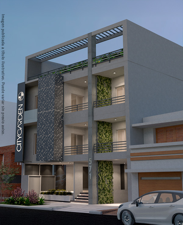 Departamento de 1 dormitorio en City Garden II